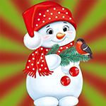 G4K Christmas Cute Snowman Escape Game